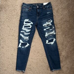 American Eagle Outfitters Blue Skinny Denim Jeans